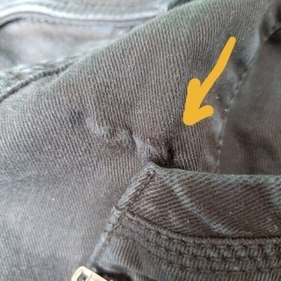 JOIE Park Skinny Black Jeans Cropped Sz 27 Flawed - Picture 13 of 16